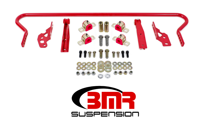 Ford Mustang Sway Bar Kit - Rear - BMR Suspension - Hollow 25mm Adjustable - Red - `11-`14 Ford Mustang Sway Bar Kit - Rear - BMR Suspension - Hollow 25mm Adjustable - Red - `11-`14